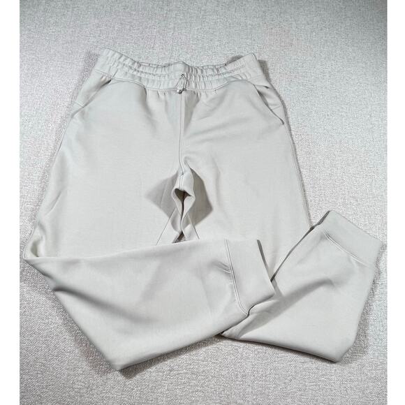 Spyder Men’s L Cream Activewear Joggers Elastic Waist Lightweight Pants Comfort - Picture 1 of 8